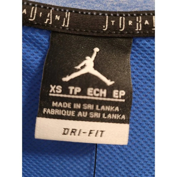 MENS JORDAN NORTH CAROLINA BLUE - XSMALL -XS TRAINING TANK TOP - NEW WITH TAGS - Picture 5 of 8
